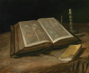 Naturaleza muerta con Biblia, 1885